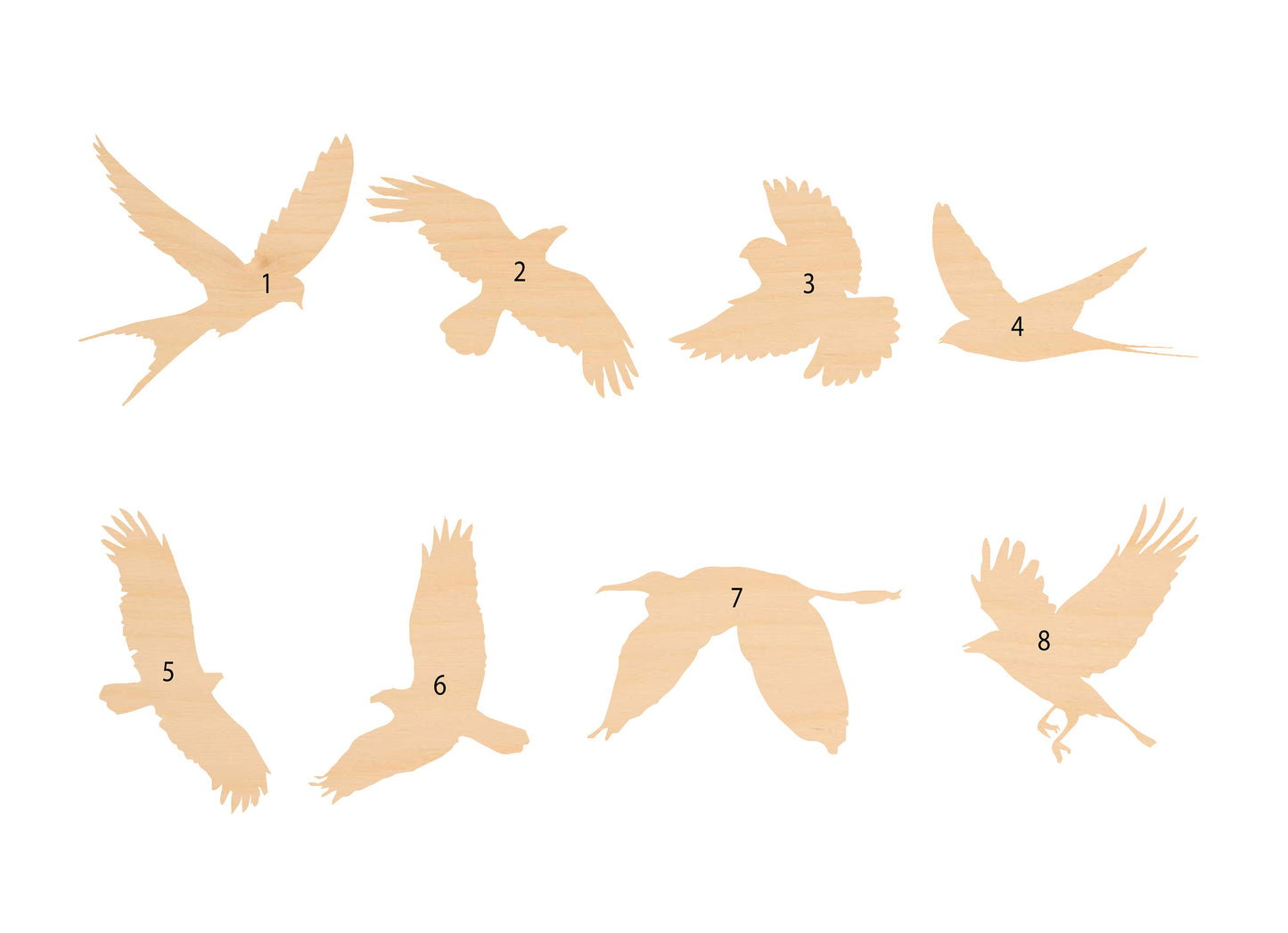 Unfinished Wooden Bird Flying Shape | Craft Supply **Bulk Pricing Available** SHIPS FAST*thicknesses are NOMINAL*