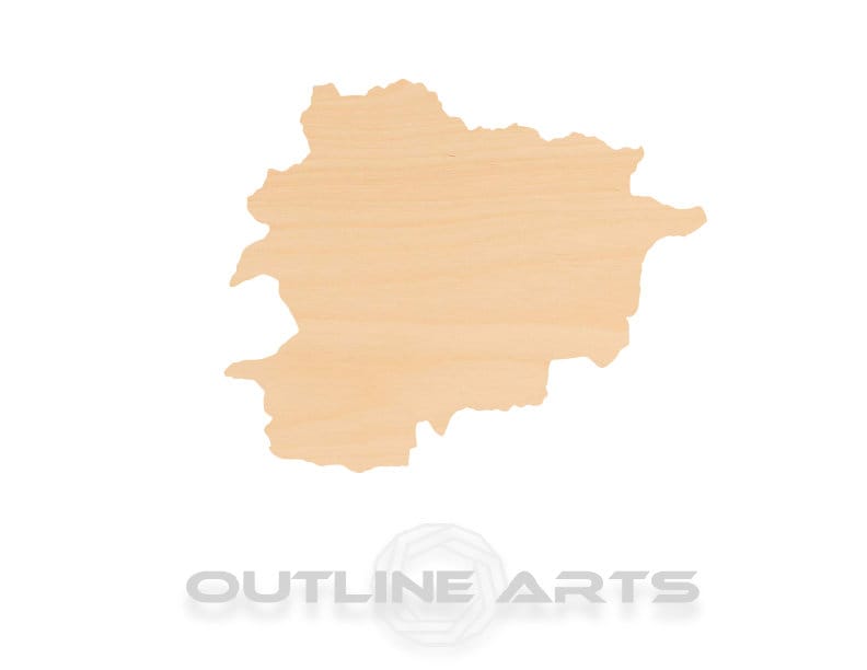 Unfinished Wooden Andorra Shape | Craft Supply **Bulk Pricing Available** SHIPS FAST*thicknesses are NOMINAL*