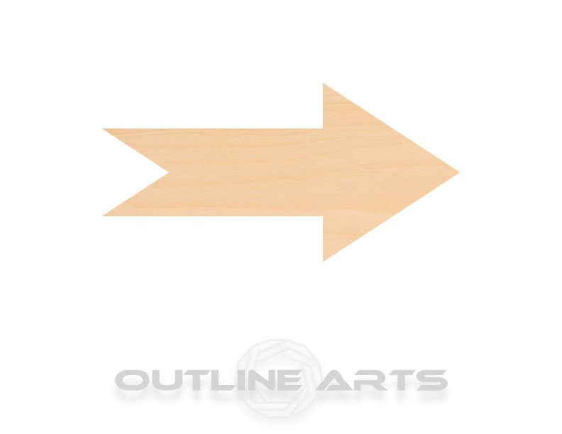 Unfinished Wooden Arrow Shape | Craft Supply **Bulk Pricing Available** SHIPS FAST*thicknesses are NOMINAL*