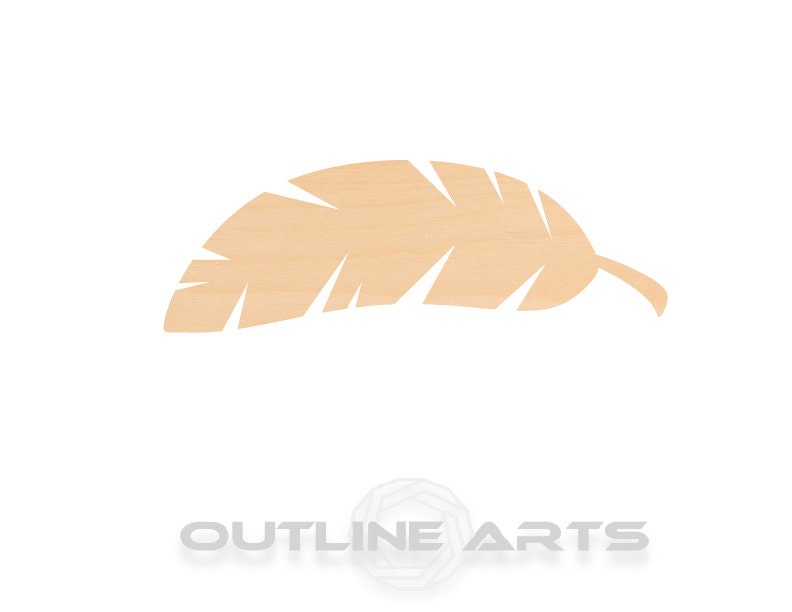 Unfinished Wooden Banana Leaf Shape | Craft Supply **Bulk Pricing Available** SHIPS FAST*thicknesses are NOMINAL*