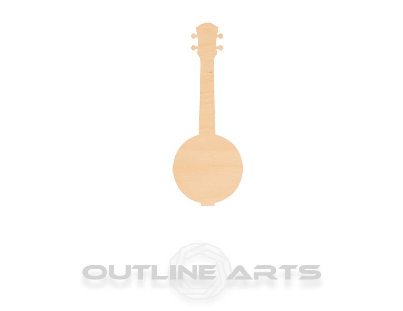 Unfinished Wooden Banjo Shape | Craft Supply **Bulk Pricing Available** SHIPS FAST*thicknesses are NOMINAL*
