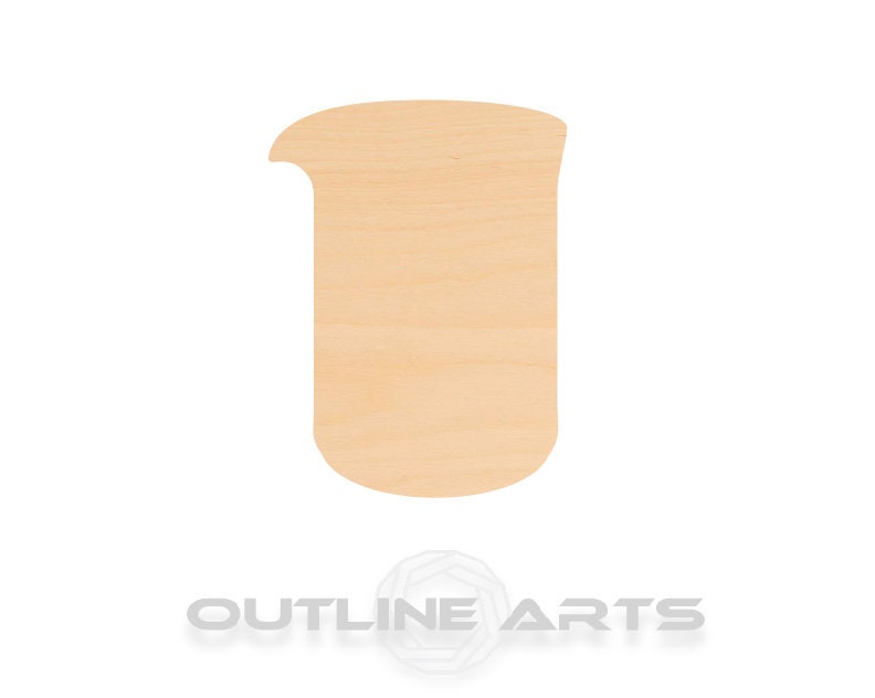 Unfinished Wooden Beaker Shape | Craft Supply **Bulk Pricing Available** SHIPS FAST*thicknesses are NOMINAL*