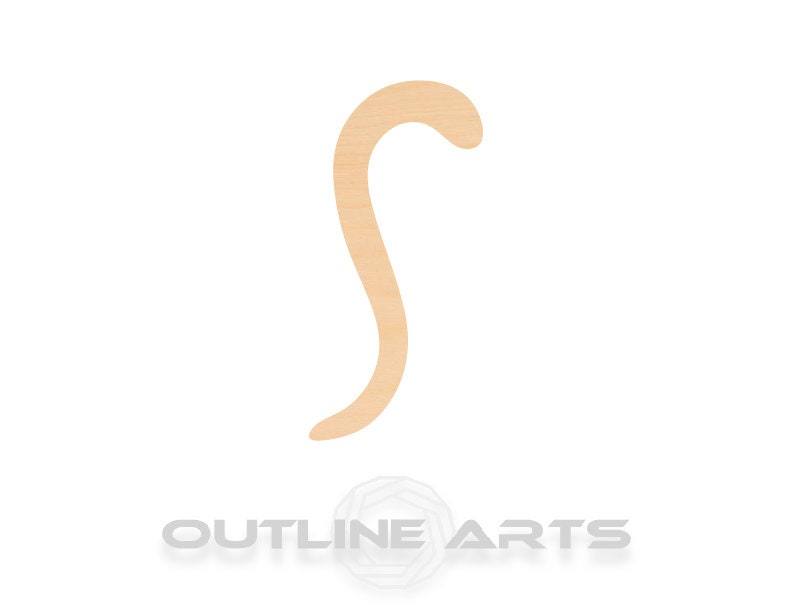 Unfinished Wooden Cat Tail Shape | Craft Supply **Bulk Pricing Available** SHIPS FAST*thicknesses are NOMINAL*