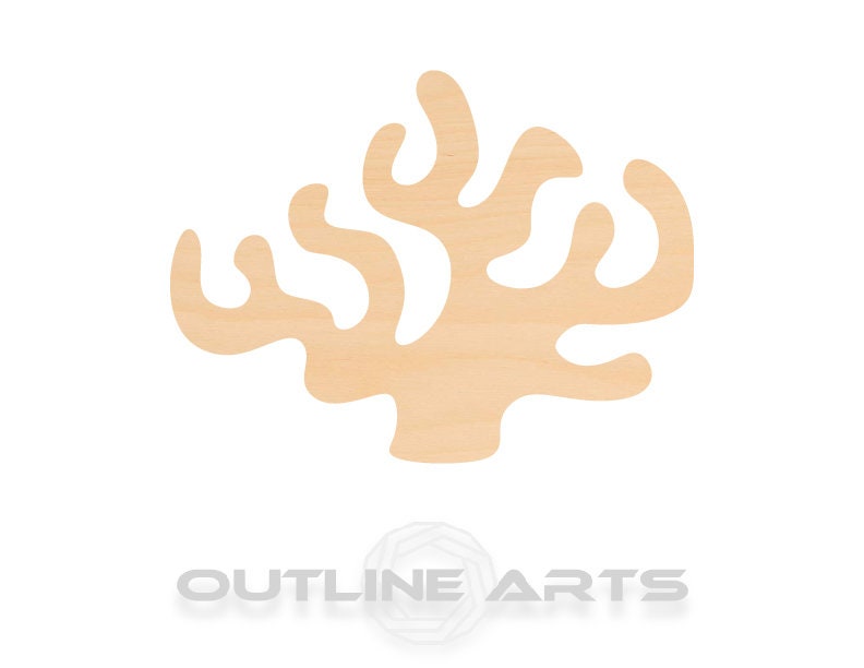 Unfinished Wooden Coral Shape | Craft Supply **Bulk Pricing Available** SHIPS FAST*thicknesses are NOMINAL*