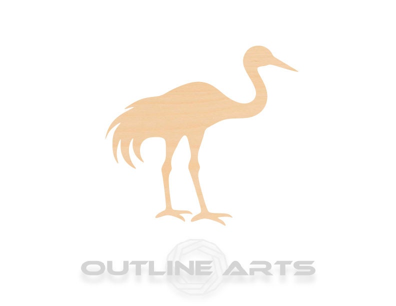 Unfinished Wooden Crane Shape | Craft Supply **Bulk Pricing Available** SHIPS FAST*thicknesses are NOMINAL*