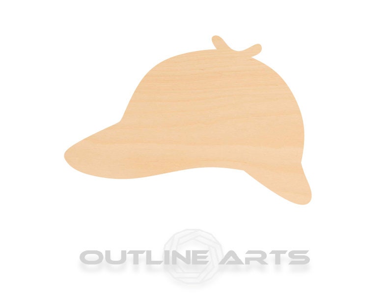 Unfinished Wooden Detective Hat Shape | Craft Supply **Bulk Pricing Available** SHIPS FAST*thicknesses are NOMINAL*