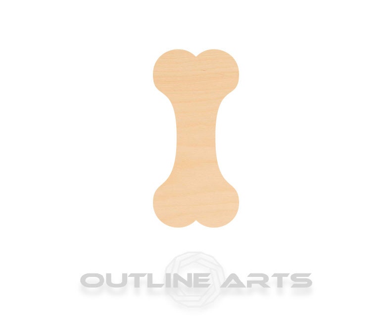 Unfinished Wooden Dog Bone Shape | Craft Supply **Bulk Pricing Available** SHIPS FAST*thicknesses are NOMINAL*
