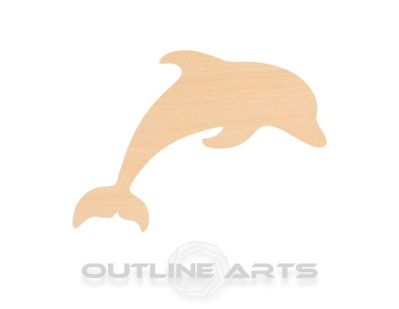 Unfinished Wooden Dolphin Shape | Craft Supply **Bulk Pricing Available** SHIPS FAST*thicknesses are NOMINAL*