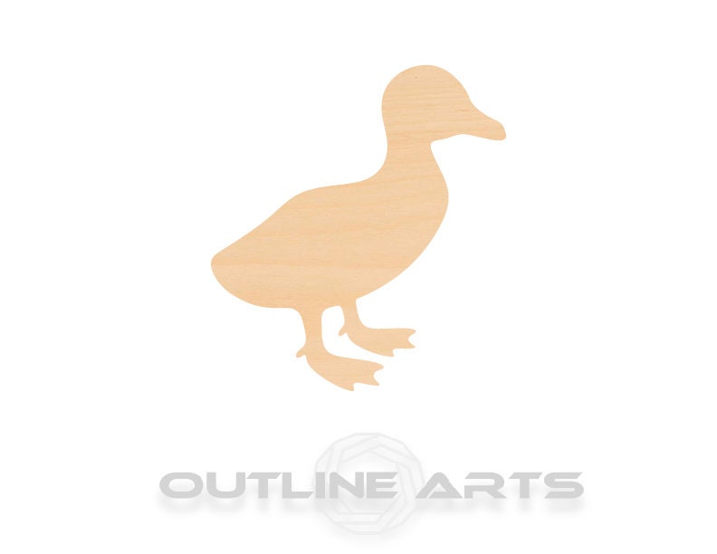 Unfinished Wooden Duckling Shape | Craft Supply **Bulk Pricing Available** SHIPS FAST*thicknesses are NOMINAL*