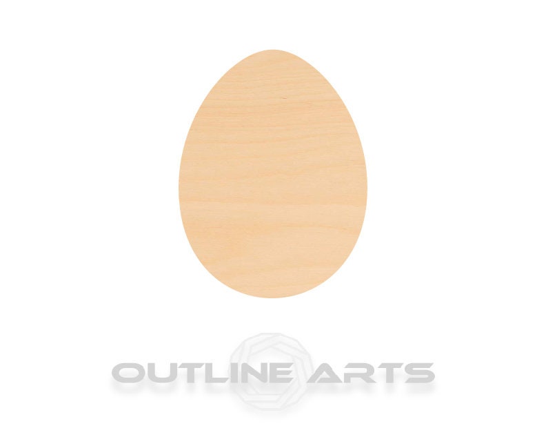 Unfinished Wooden Egg Shape | Craft Supply **Bulk Pricing Available** SHIPS FAST*thicknesses are NOMINAL*