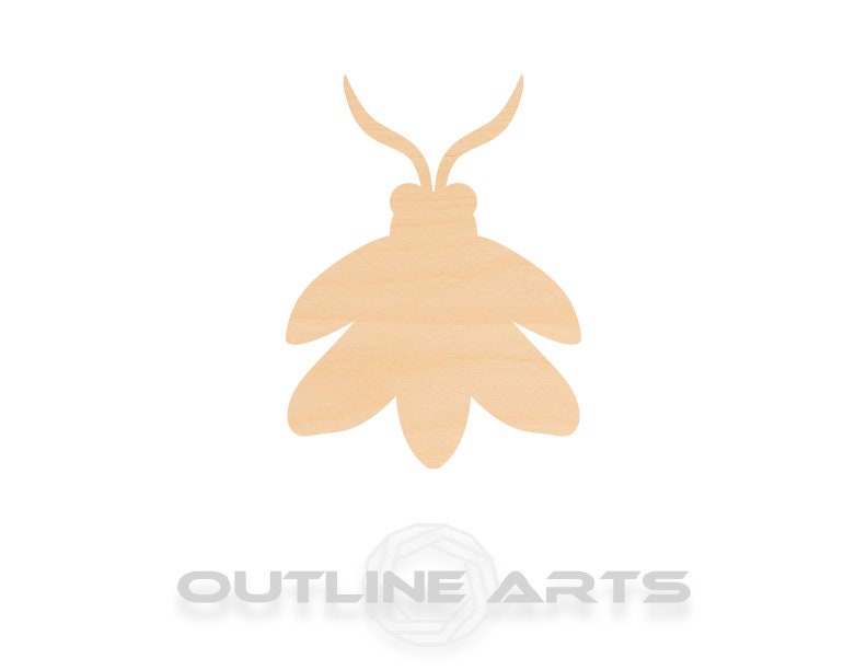 Unfinished Wooden Firefly Shape | Craft Supply **Bulk Pricing Available** SHIPS FAST*thicknesses are NOMINAL*