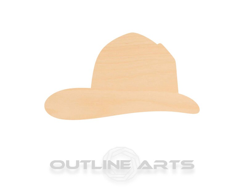 Unfinished Wooden Fireman Hat Shape | Craft Supply **Bulk Pricing Available** SHIPS FAST*thicknesses are NOMINAL*