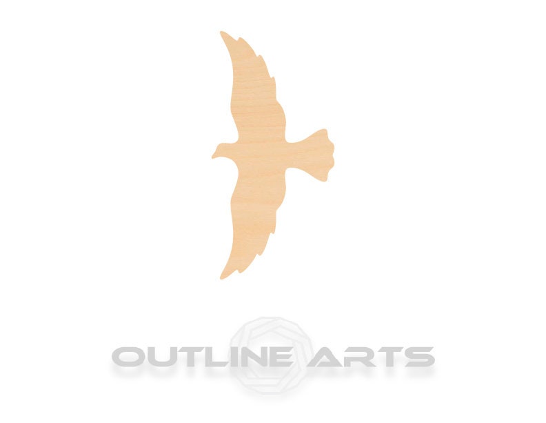 Unfinished Wooden Bird Flying 2 Shape | Craft Supply **Bulk Pricing Available** SHIPS FAST*thicknesses are NOMINAL*