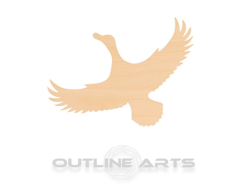 Unfinished Wooden Flying Duck Shape | Craft Supply **Bulk Pricing Available** SHIPS FAST*thicknesses are NOMINAL*