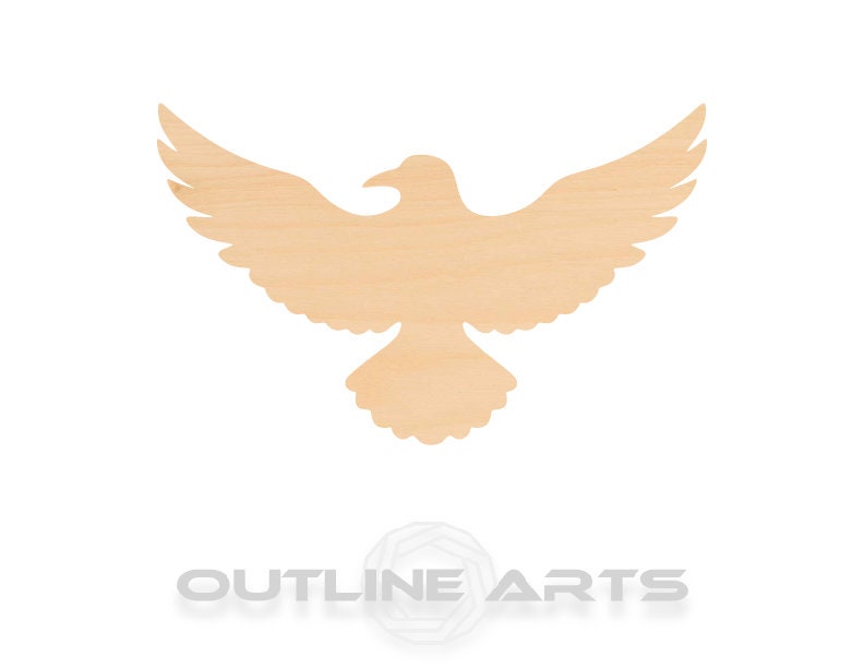 Unfinished Wooden Flying Raven Shape | Craft Supply **Bulk Pricing Available** SHIPS FAST*thicknesses are NOMINAL*