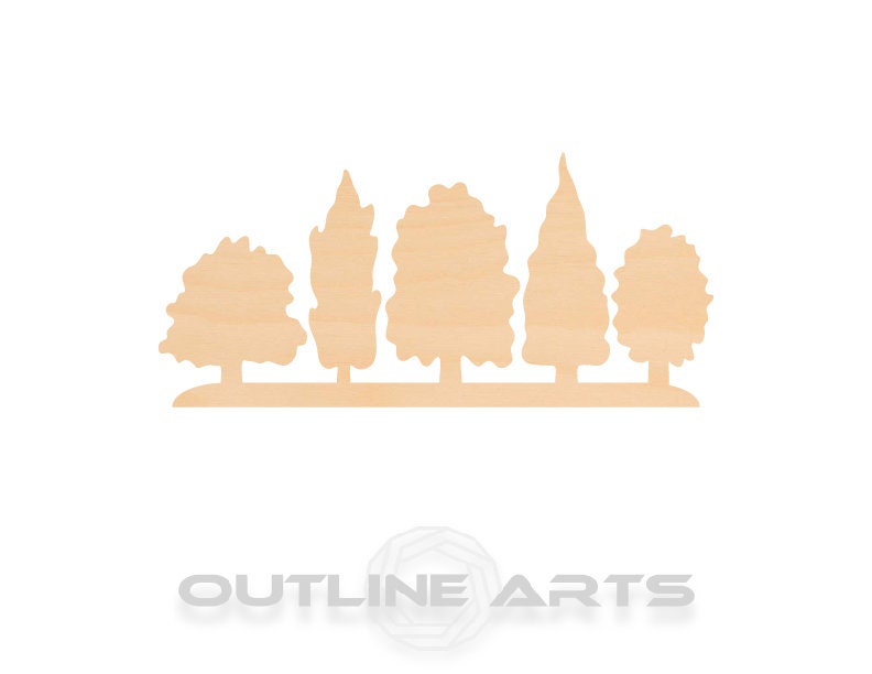 Unfinished Wooden Forest Shape | Craft Supply **Bulk Pricing Available** SHIPS FAST*thicknesses are NOMINAL*