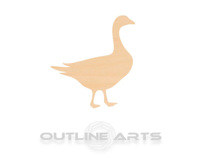 Unfinished Wooden Goose Shape | Craft Supply **Bulk Pricing Available** SHIPS FAST*thicknesses are NOMINAL*