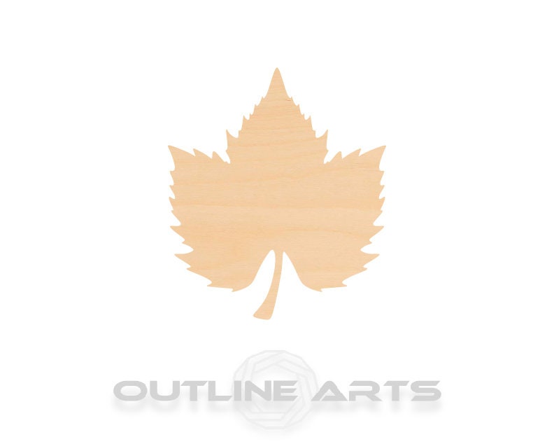 Unfinished Wooden Grape Leaf Shape | Craft Supply **Bulk Pricing Available** SHIPS FAST*thicknesses are NOMINAL*