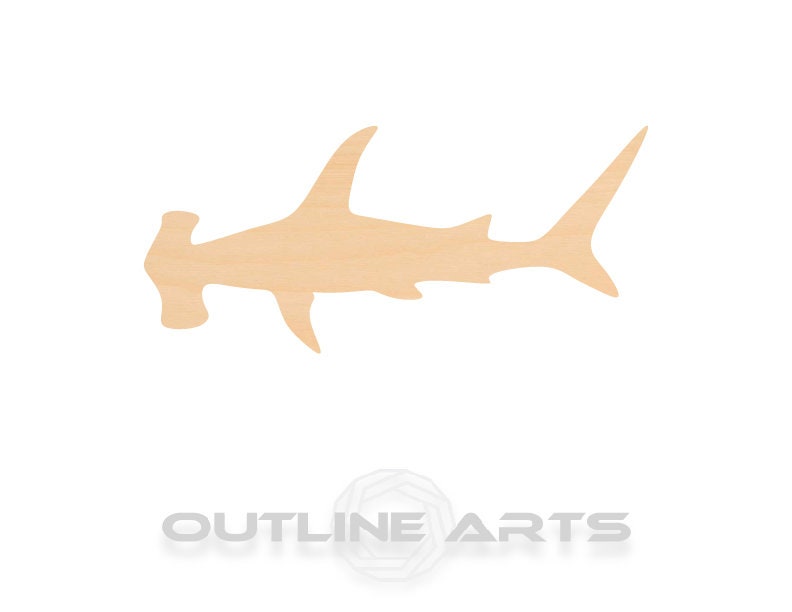 Unfinished Wooden Hammerhead Shark Shape | Craft Supply **Bulk Pricing Available** SHIPS FAST*thicknesses are NOMINAL*