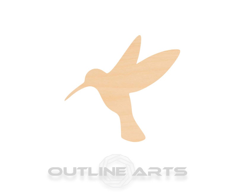 Unfinished Wooden Hummingbird Shape | Craft Supply **Bulk Pricing Available** SHIPS FAST*thicknesses are NOMINAL*