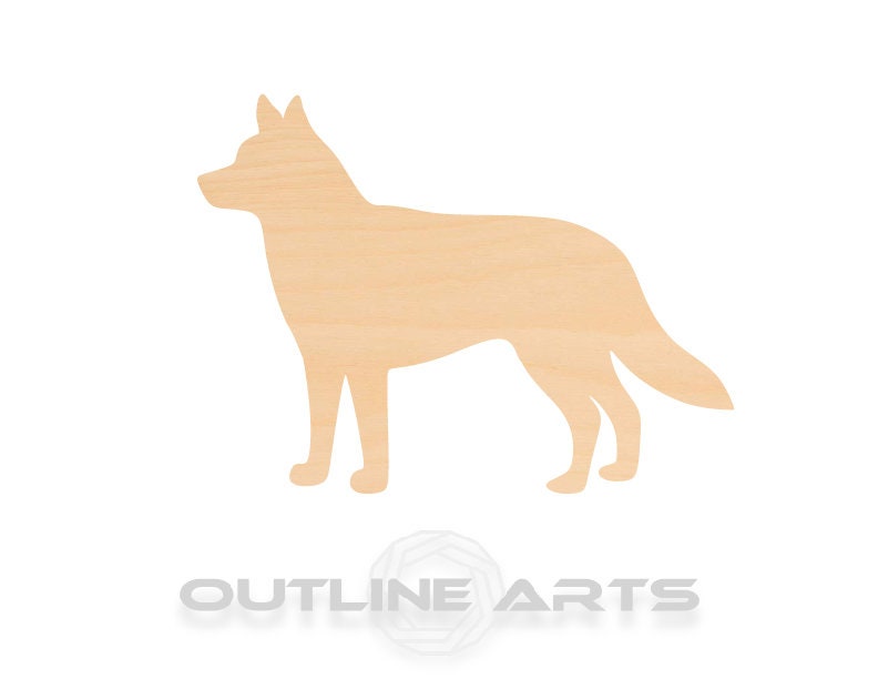 Unfinished Wooden Husky Dog Shape | Craft Supply **Bulk Pricing Available** SHIPS FAST*thicknesses are NOMINAL*