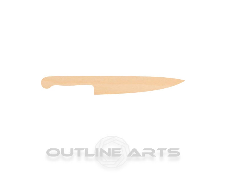 Unfinished Wooden Knife 2 Shape | Craft Supply **Bulk Pricing Available** SHIPS FAST*thicknesses are NOMINAL*
