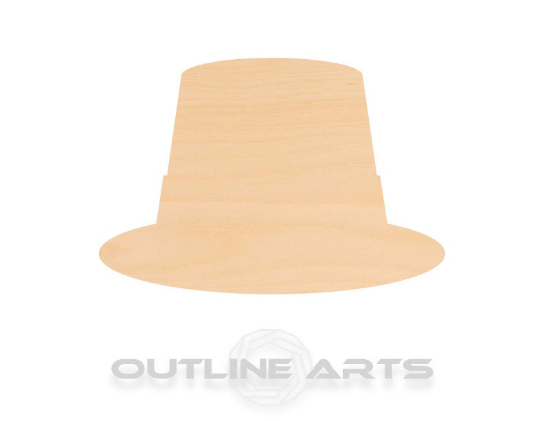 Unfinished Wooden Leprechaun Hat Shape | Craft Supply **Bulk Pricing Available** SHIPS FAST*thicknesses are NOMINAL*