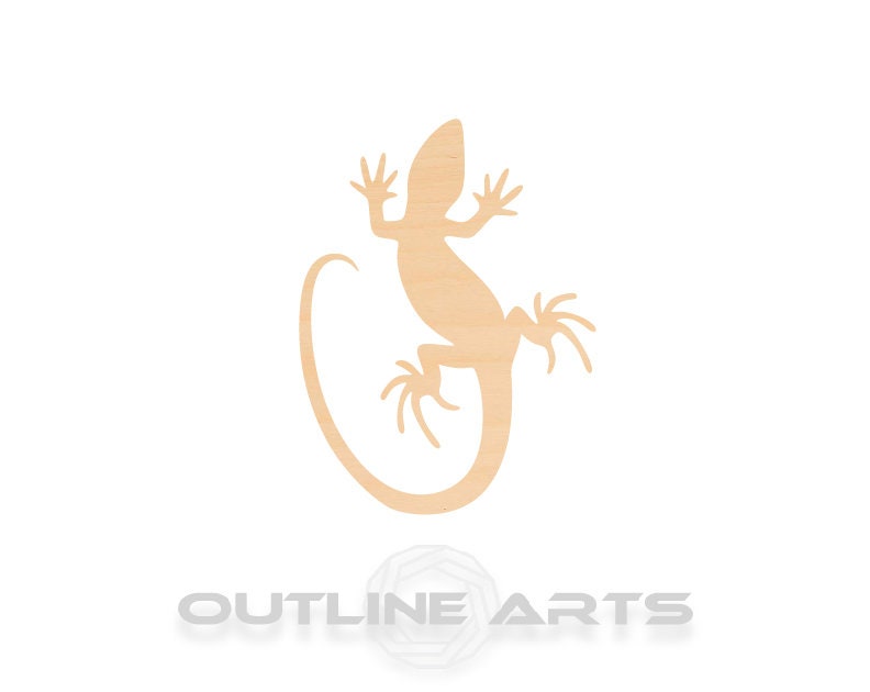 Unfinished Wooden Lizard Shape | Craft Supply **Bulk Pricing Available** SHIPS FAST*thicknesses are NOMINAL*