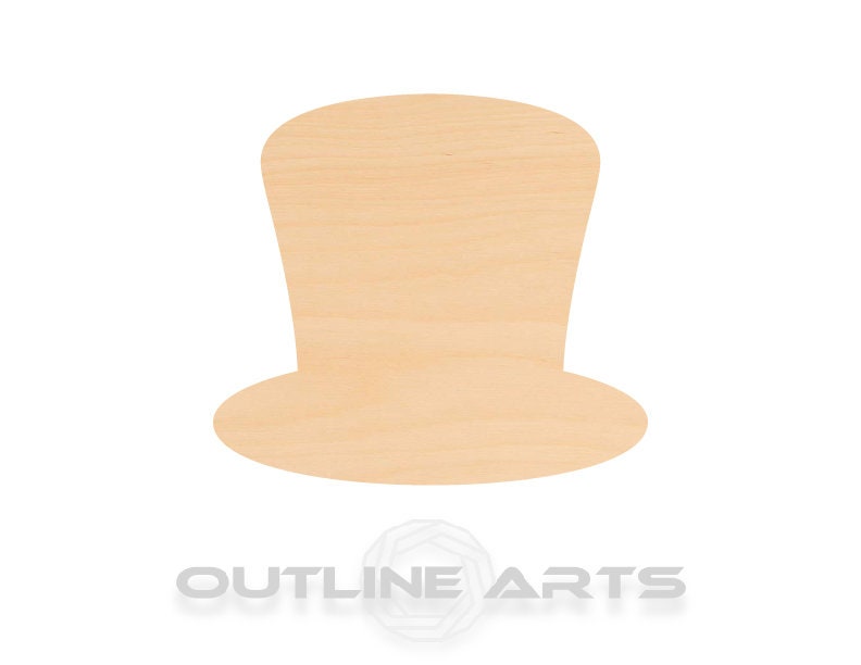 Unfinished Wooden Magic Hat Shape | Craft Supply **Bulk Pricing Available** SHIPS FAST*thicknesses are NOMINAL*
