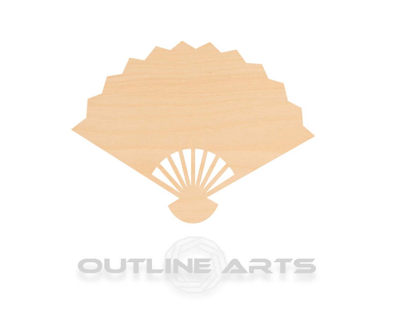 Unfinished Wooden Fan Shape | Craft Supply **Bulk Pricing Available** SHIPS FAST*thicknesses are NOMINAL*
