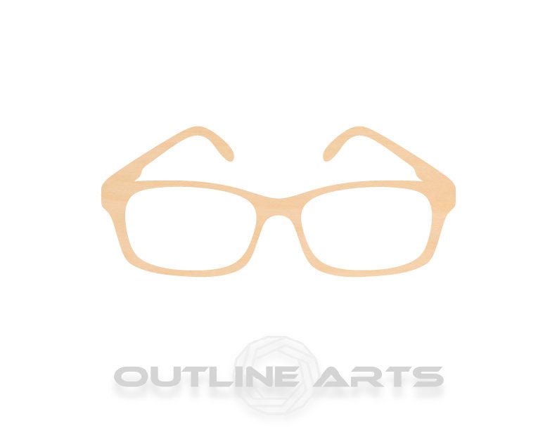 Unfinished Wooden Glasses Shape | Craft Supply **Bulk Pricing Available** SHIPS FAST*thicknesses are NOMINAL*