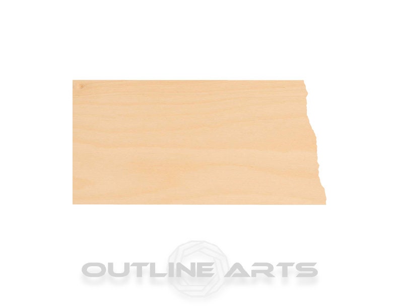 Unfinished Wooden North Dakota Shape | Craft Supply **Bulk Pricing Available** SHIPS FAST*thicknesses are NOMINAL*