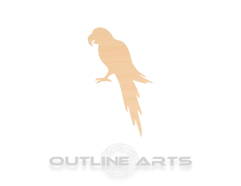 Unfinished Wooden Parrot Shape | Craft Supply **Bulk Pricing Available** SHIPS FAST*thicknesses are NOMINAL*