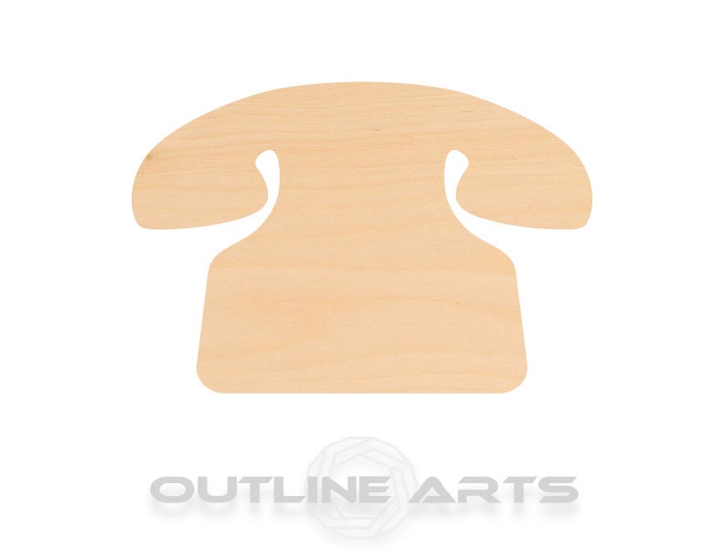 Unfinished Wooden Phone Shape | Craft Supply **Bulk Pricing Available** SHIPS FAST*thicknesses are NOMINAL*