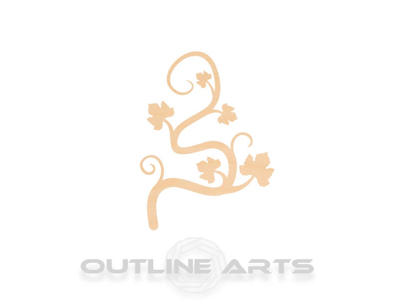 Unfinished Wooden Pumpkin Vine Shape | Craft Supply **Bulk Pricing Available** SHIPS FAST*thicknesses are NOMINAL*