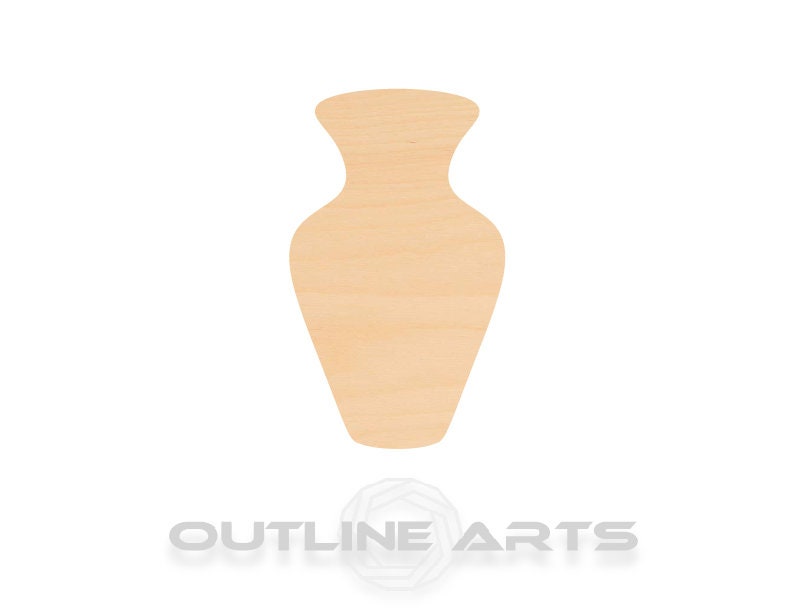 Unfinished Wooden Vase Shape | Craft Supply **Bulk Pricing Available** SHIPS FAST*thicknesses are NOMINAL*