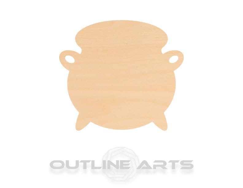 Unfinished Wooden Cauldron Shape | Craft Supply **Bulk Pricing Available** SHIPS FAST*thicknesses are NOMINAL*