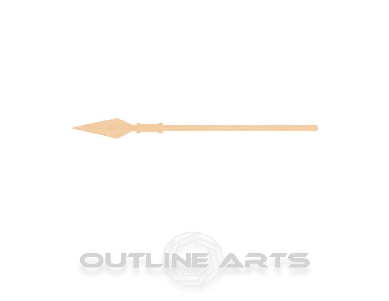 Unfinished Wooden Spear Shape | Craft Supply **Bulk Pricing Available** SHIPS FAST*thicknesses are NOMINAL*