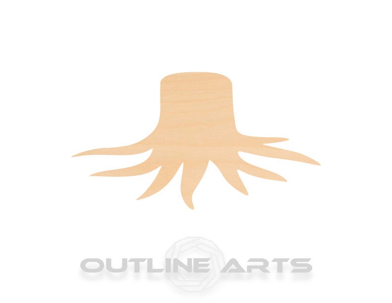 Unfinished Wooden Tree Stump Shape | Craft Supply **Bulk Pricing Available** SHIPS FAST*thicknesses are NOMINAL*