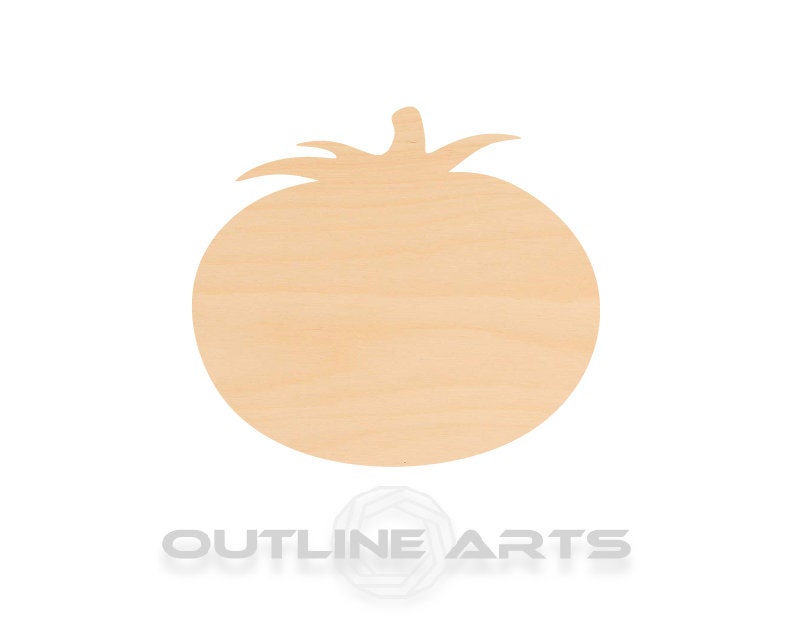 Unfinished Wooden Tomato Shape | Craft Supply **Bulk Pricing Available** SHIPS FAST*thicknesses are NOMINAL*