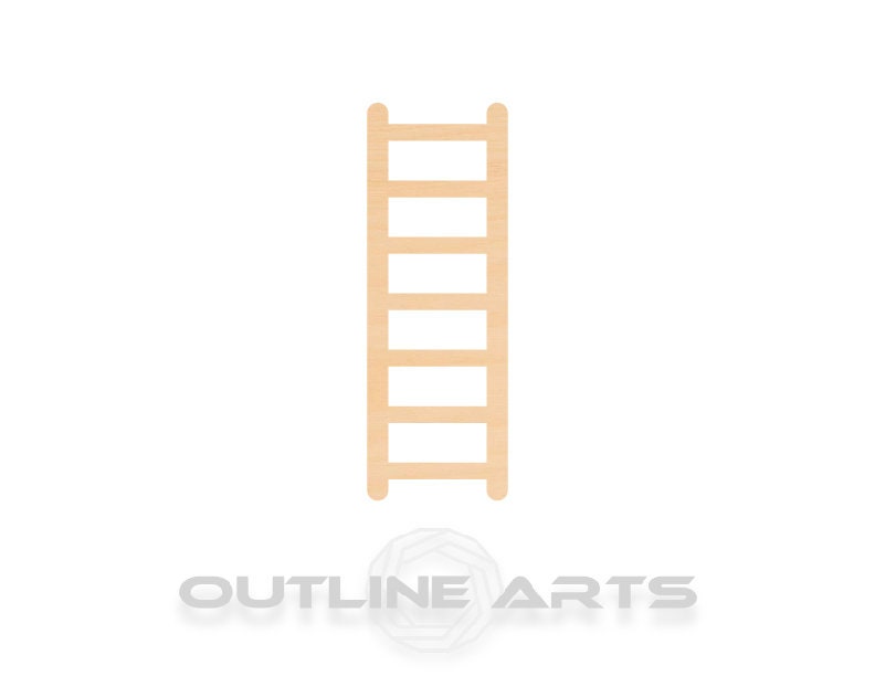 Unfinished Wooden Ladder Shape | Craft Supply **Bulk Pricing Available** SHIPS FAST*thicknesses are NOMINAL*