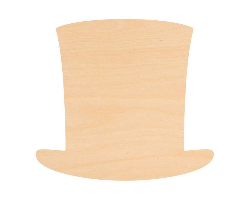 Unfinished Wooden Abraham Lincoln Hat Shape | Craft Supply **Bulk Pricing Available** SHIPS FAST*thicknesses are NOMINAL*