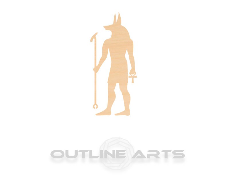 Unfinished Wooden Anubis Shape | Craft Supply **Bulk Pricing Available** SHIPS FAST*thicknesses are NOMINAL*