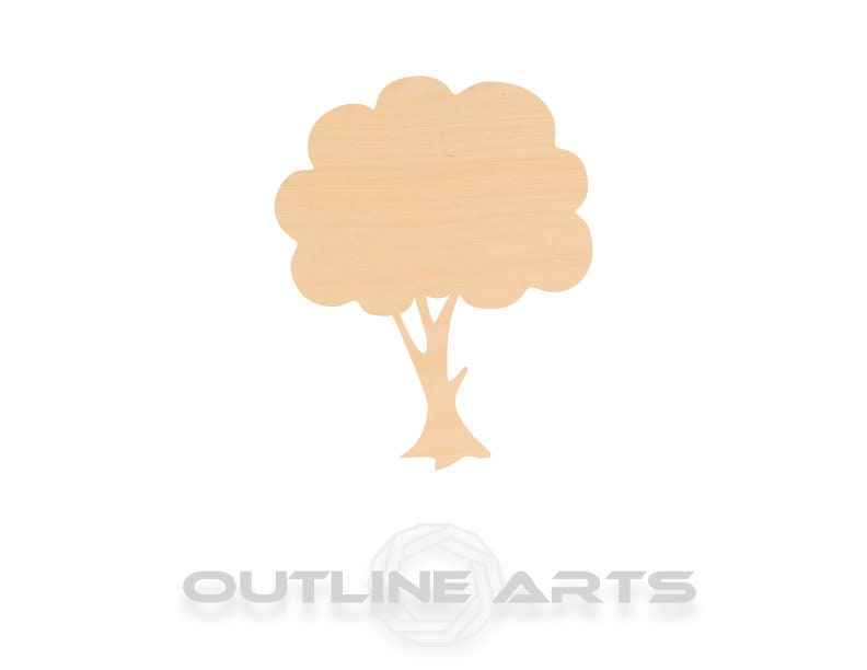 Unfinished Wooden Apple Tree Shape | Craft Supply **Bulk Pricing Available** SHIPS FAST*thicknesses are NOMINAL*