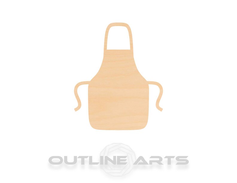 Unfinished Wooden Apron Shape | Craft Supply **Bulk Pricing Available** SHIPS FAST*thicknesses are NOMINAL*