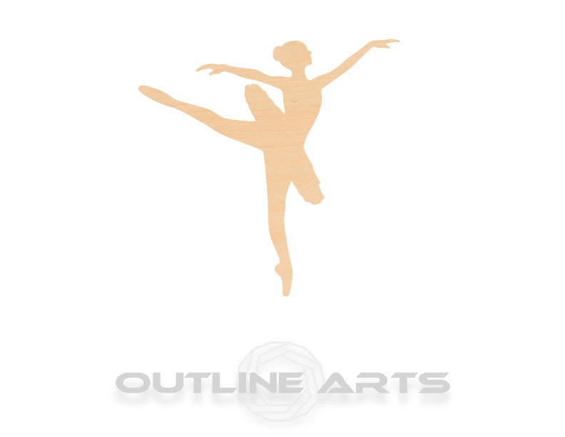 Unfinished Wooden Ballerina Shape | Craft Supply **Bulk Pricing Available** SHIPS FAST*thicknesses are NOMINAL*