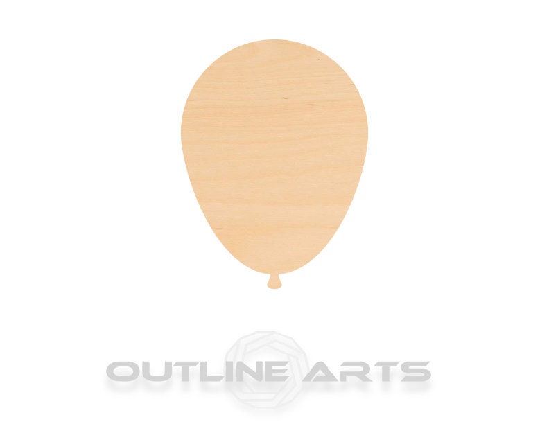Unfinished Wooden Balloon Shape | Craft Supply **Bulk Pricing Available** SHIPS FAST*thicknesses are NOMINAL*