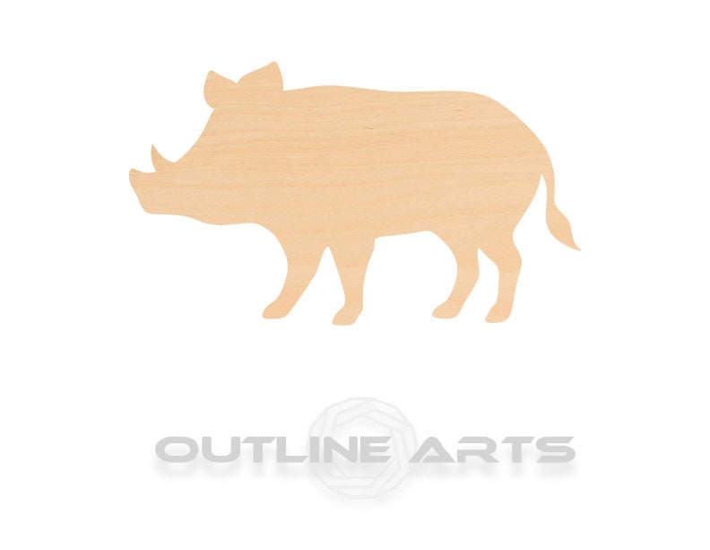 Unfinished Wooden Boar Shape | Craft Supply **Bulk Pricing Available** SHIPS FAST*thicknesses are NOMINAL*