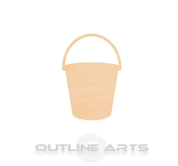 Unfinished Wooden Bucket Pail Shape | Craft Supply **Bulk Pricing Available** SHIPS FAST*thicknesses are NOMINAL*