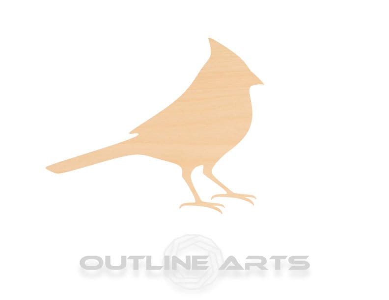 Unfinished Wooden Cardinal Shape | Craft Supply **Bulk Pricing Available** SHIPS FAST*thicknesses are NOMINAL*
